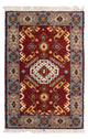 Orientteppich - 91 x 62 cm - rot