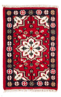Tapis oriental - 90 x 60 cm - rouge