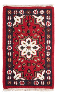 Tapis oriental - 90 x 60 cm - rouge