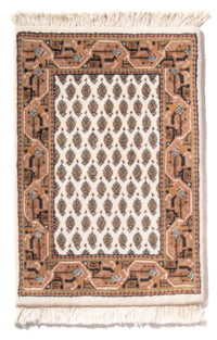 Tapis oriental - Mir - Indus - 60 x 40 cm - crème