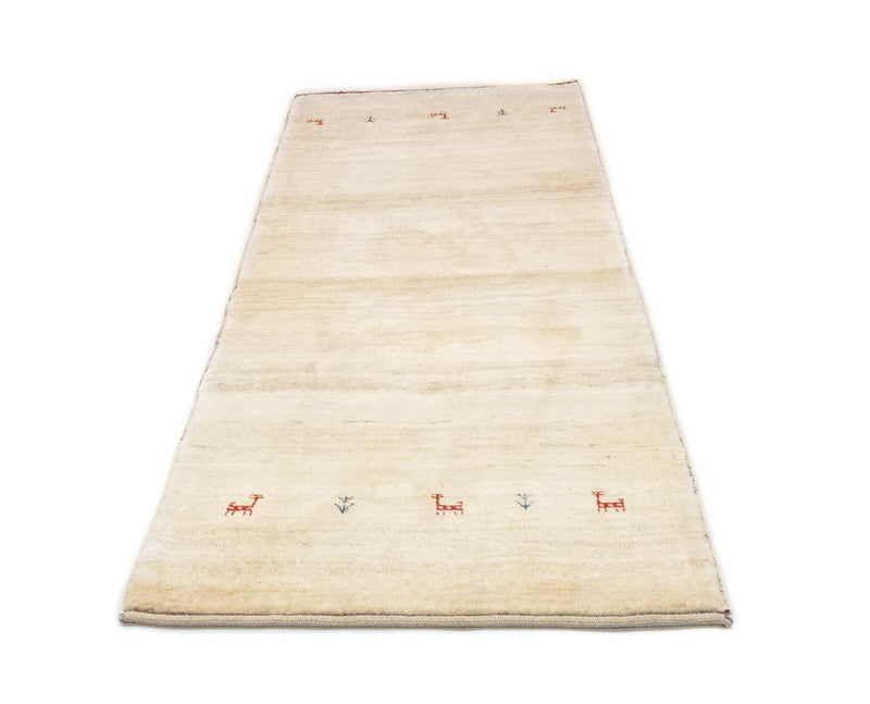 Gabbeh Teppich - Perser 215 x 75 cm - beige