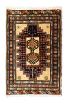 Tappeto Turkaman 63x93cm - Tappeto persiano - Rettangolo / Beige / 63 x 93 cm Rettangolo