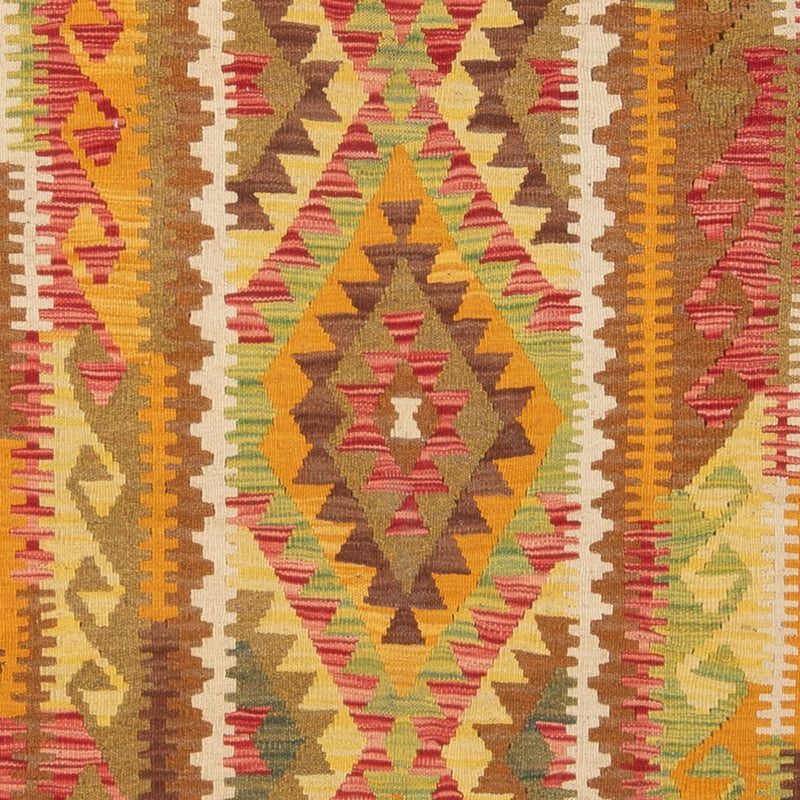 Läufer Kelim - Splash - 231 x 123 cm - mehrfarbig