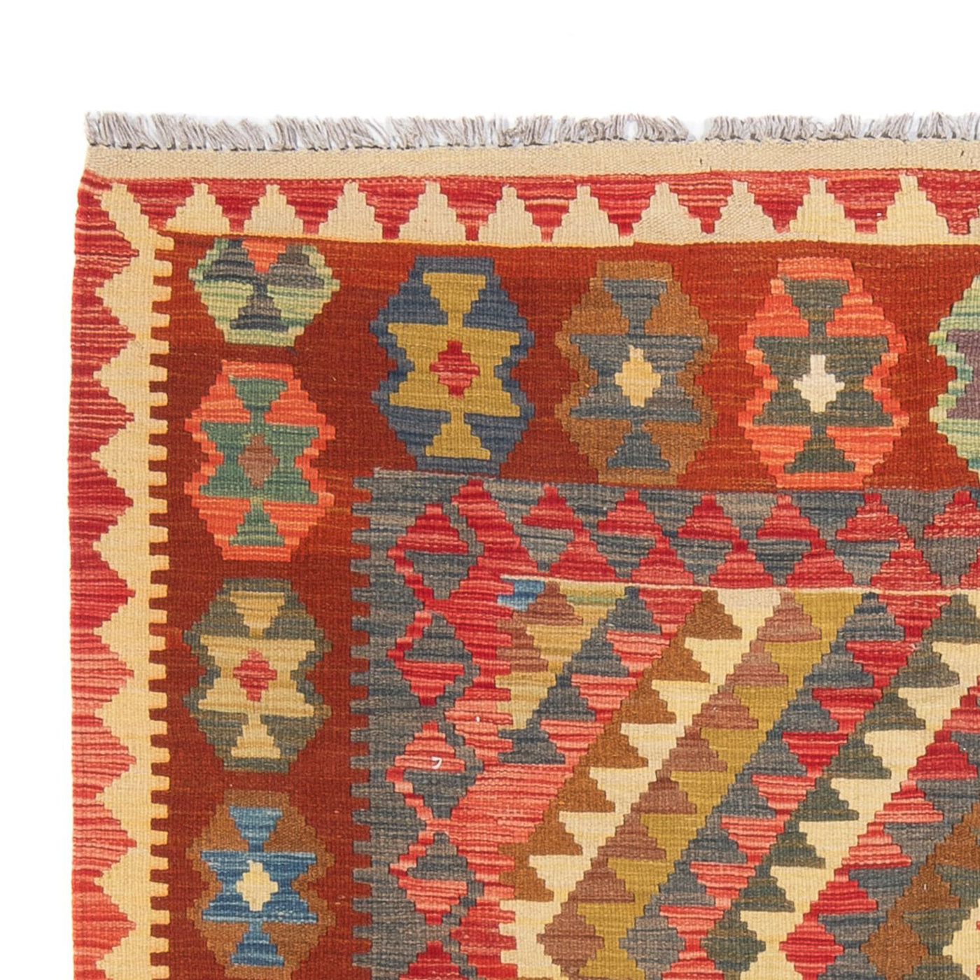 Kilim Maimana Tappeto 198x148cm - Tappeto di lana