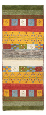 Tapis de couloir Tapis Gabbeh - Persan - 200 x 82 cm - multicolore
