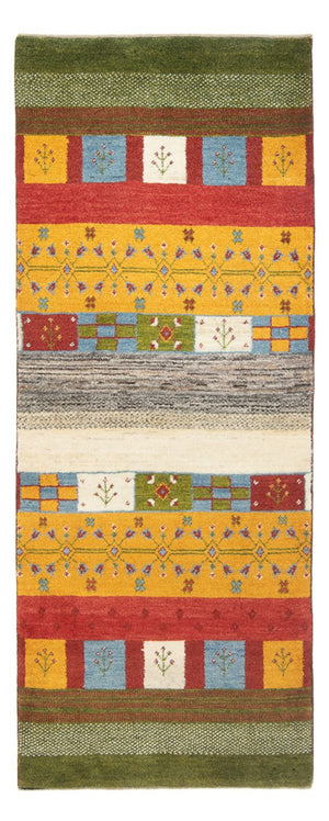 Läufer Gabbeh - Perser - 200 x 82 cm - mehrfarbig