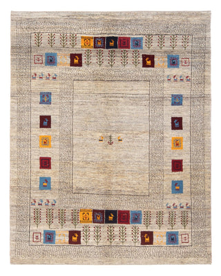 Tapis Gabbeh - Persan - 196 x 155 cm - multicolore