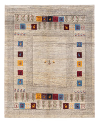 Tapis Gabbeh - Persan - 196 x 155 cm - multicolore
