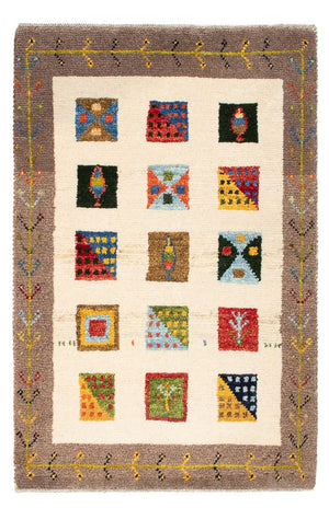 Gabbeh Teppich - Perser - 87 x 60 cm - mehrfarbig