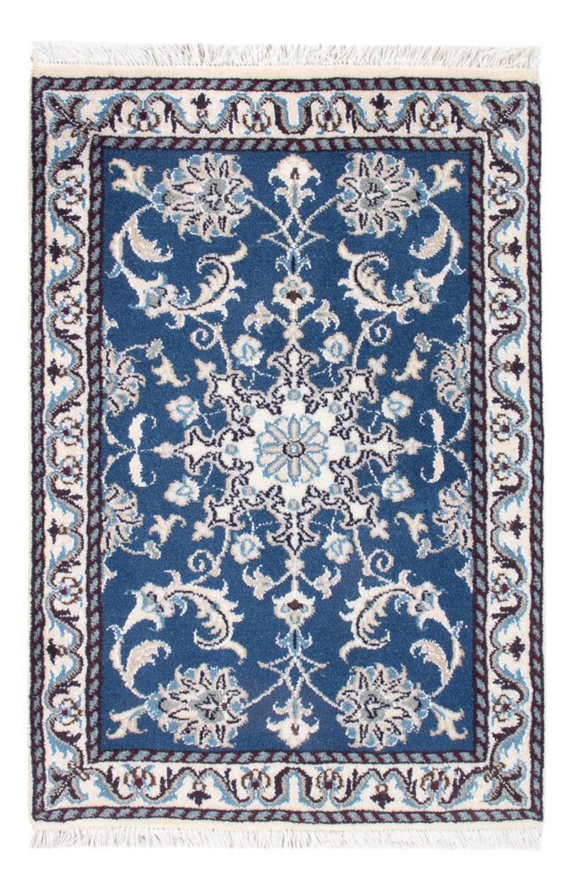Perserteppich - Nain - 85 x 58 cm - blau