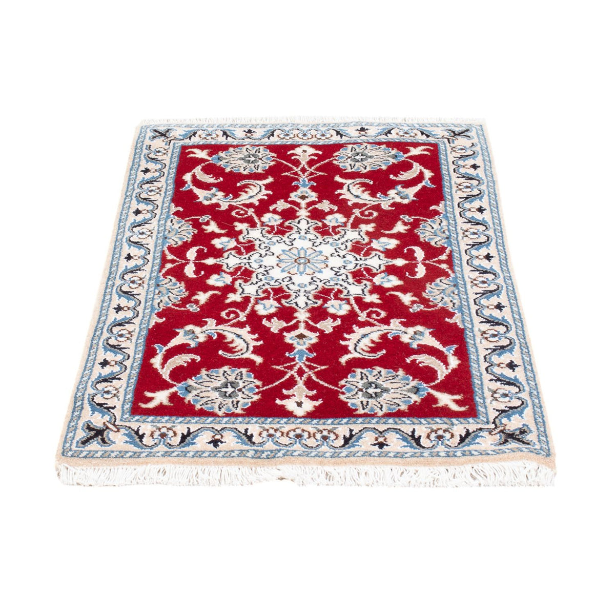 Perserteppich - Nain - 94 x 60 cm - rot
