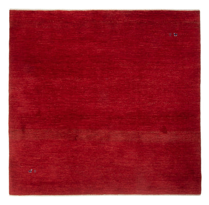 Tapis Gabbeh - Persan carré  - 216 x 207 cm - rouge