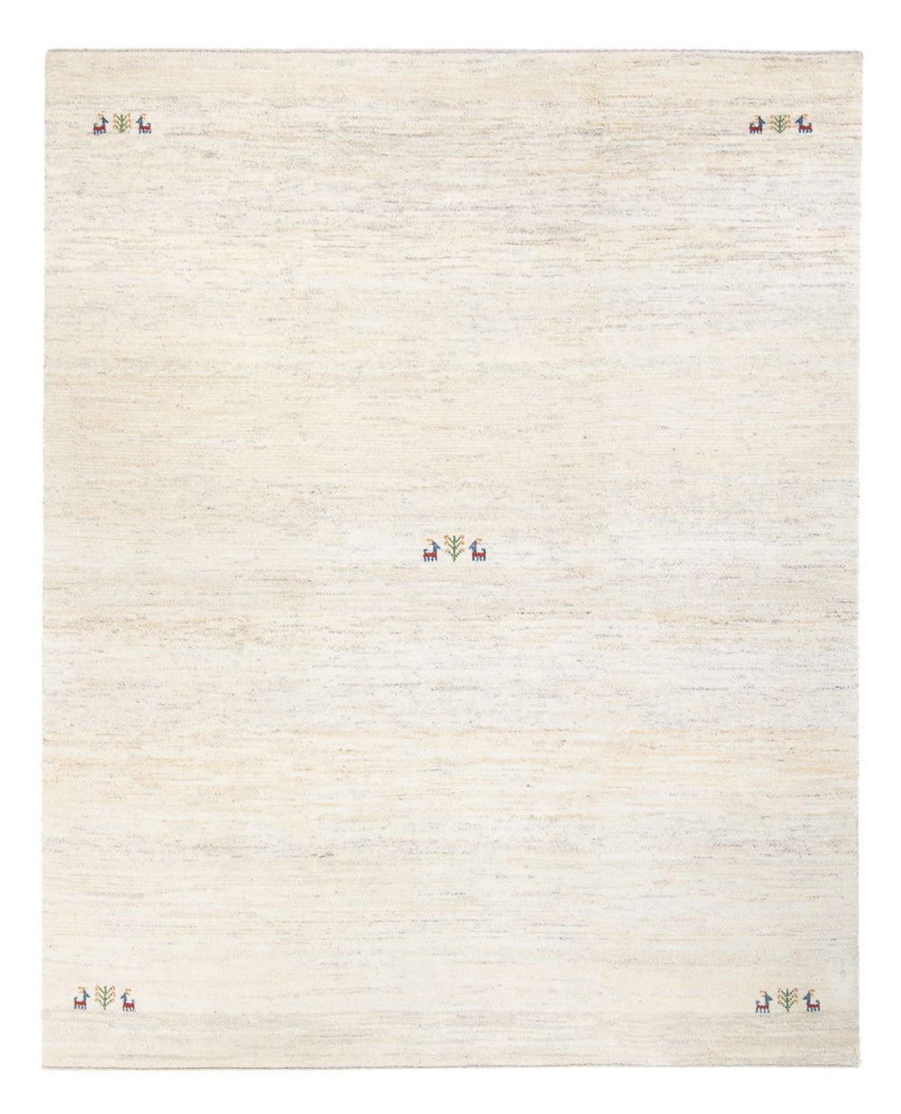Gabbeh Teppich - Perser - 237 x 197 cm - weiß
