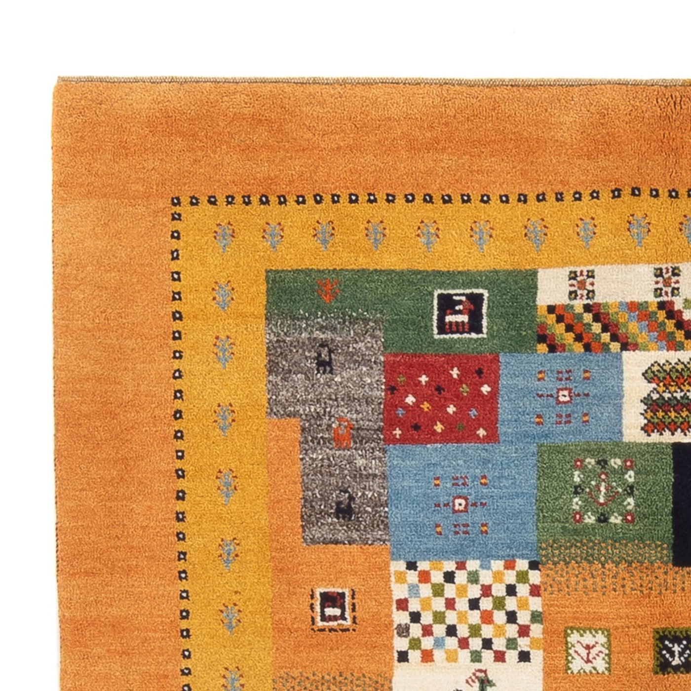 Gabbeh Persisch Teppich  - Perserteppich Wollteppich