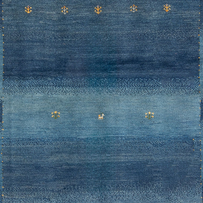Gabbeh Teppich - Perser - 264 x 175 cm - seeblau