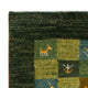 Gabbeh Teppich - Perser - 87 x 61 cm - grün