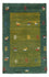 Gabbeh Teppich - Perser - 86 x 58 cm - grün