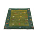 Gabbeh Teppich - Perser - 86 x 58 cm - grün