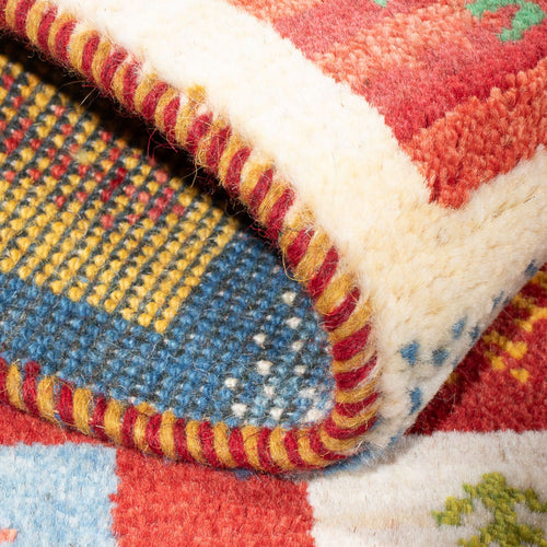Gabbeh Teppich - Perser - 87 x 61 cm - mehrfarbig