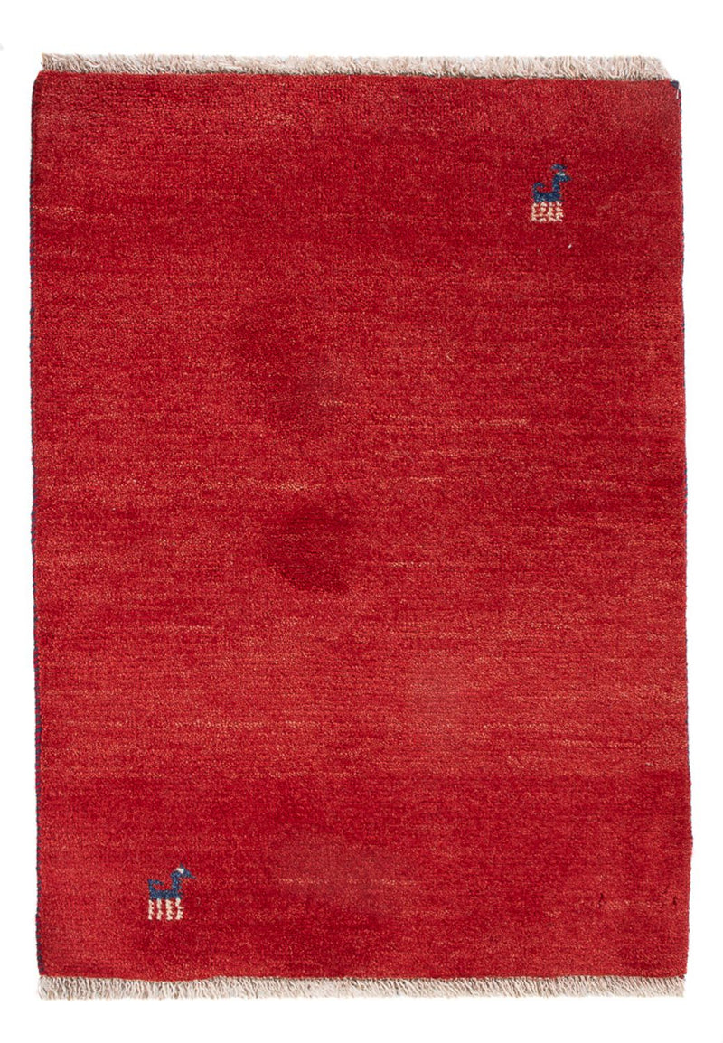 Gabbeh Teppich - Perser - 86 x 60 cm - rot