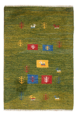 Tapis Gabbeh - Persan - 85 x 55 cm - multicolore