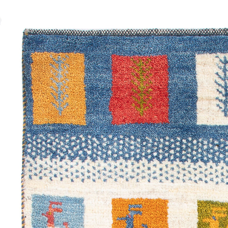 Gabbeh Teppich - Perser - 90 x 60 cm - mehrfarbig
