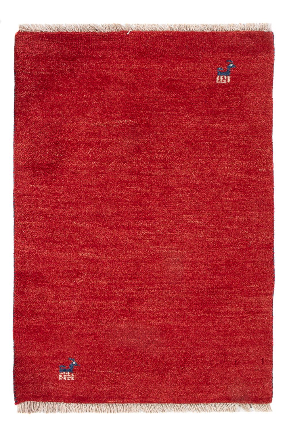 Gabbeh Teppich - Perser - 87 x 60 cm - rot