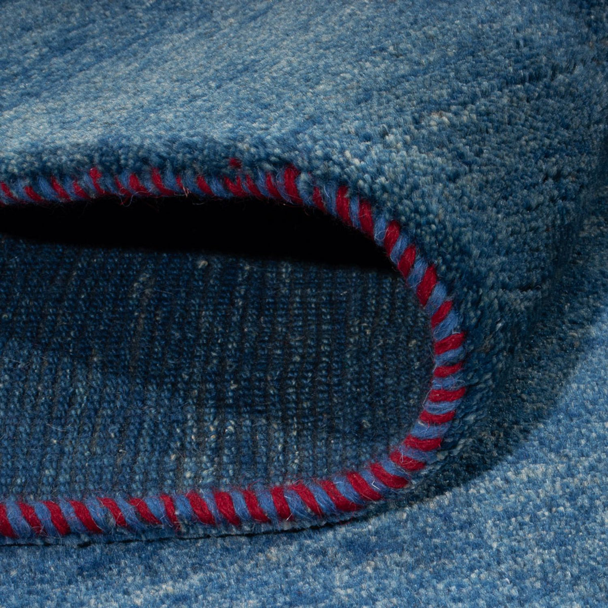 Gabbeh Teppich - Perser - 249 x 173 cm - seeblau