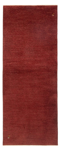 Tappeto corsia Tappeto Gabbeh - Persero - 197 x 82 cm - rosso scuro