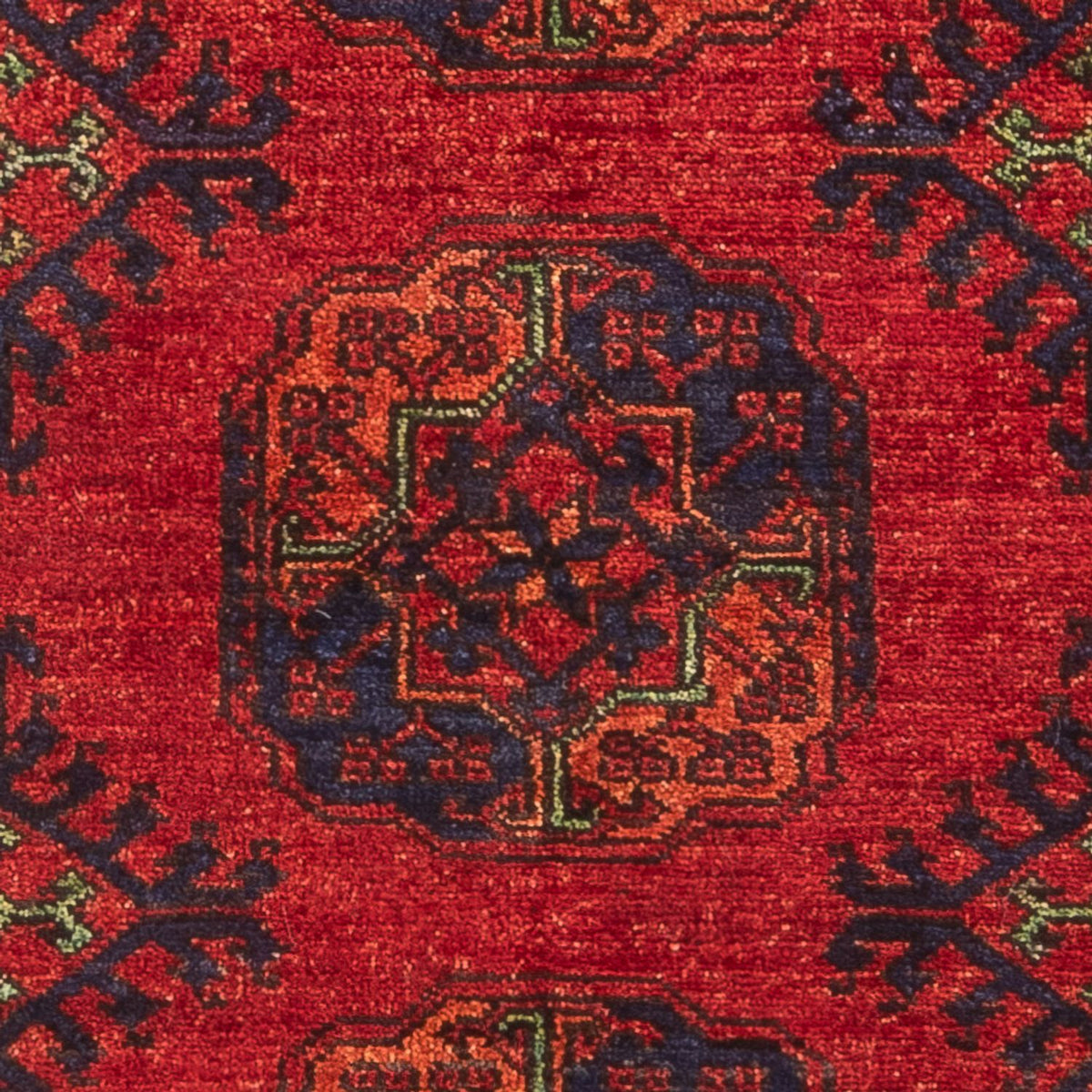Afghan Teppich - 136 x 82 cm - rot