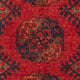 Afghan Teppich - 136 x 82 cm - rot