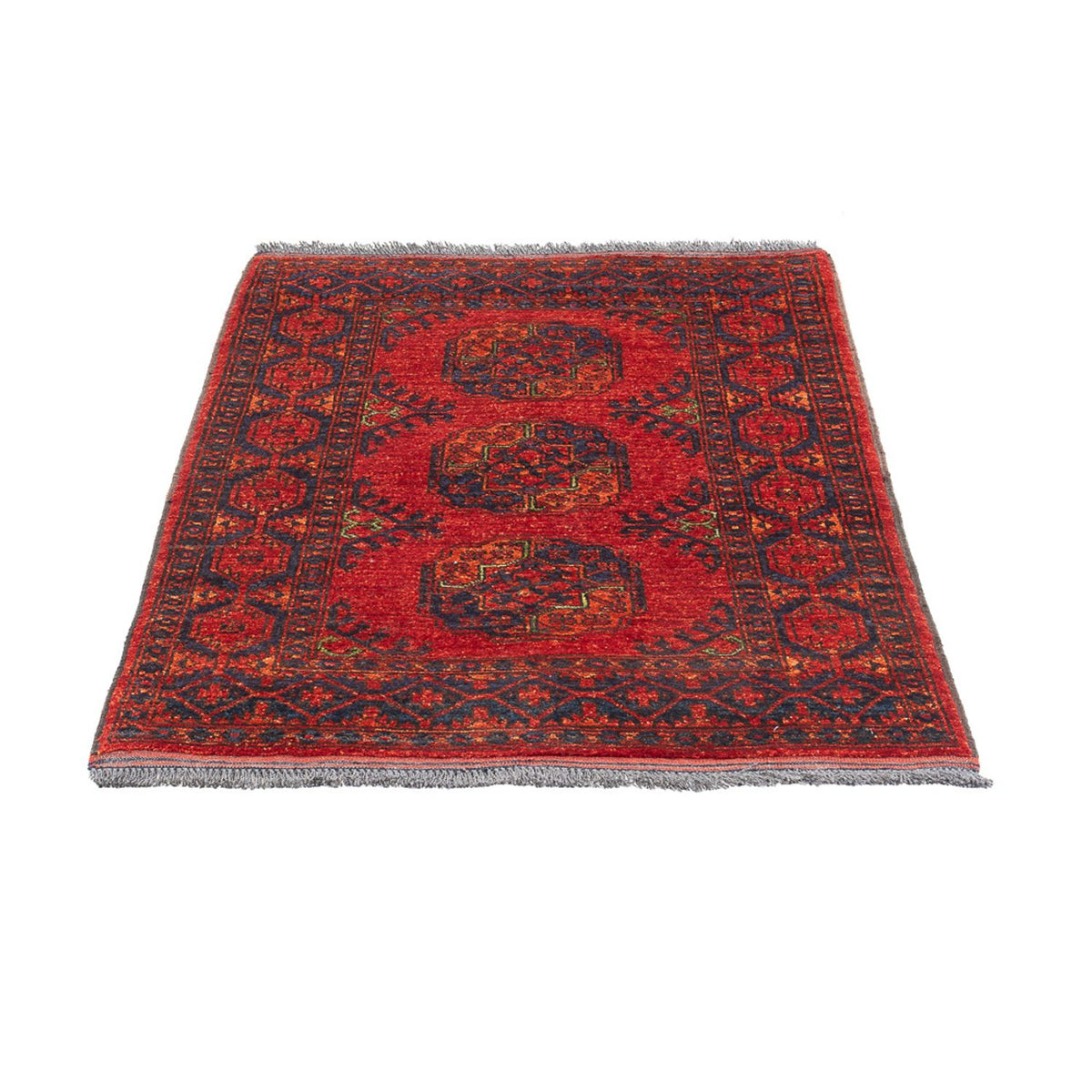 Afghan Teppich - 136 x 82 cm - rot