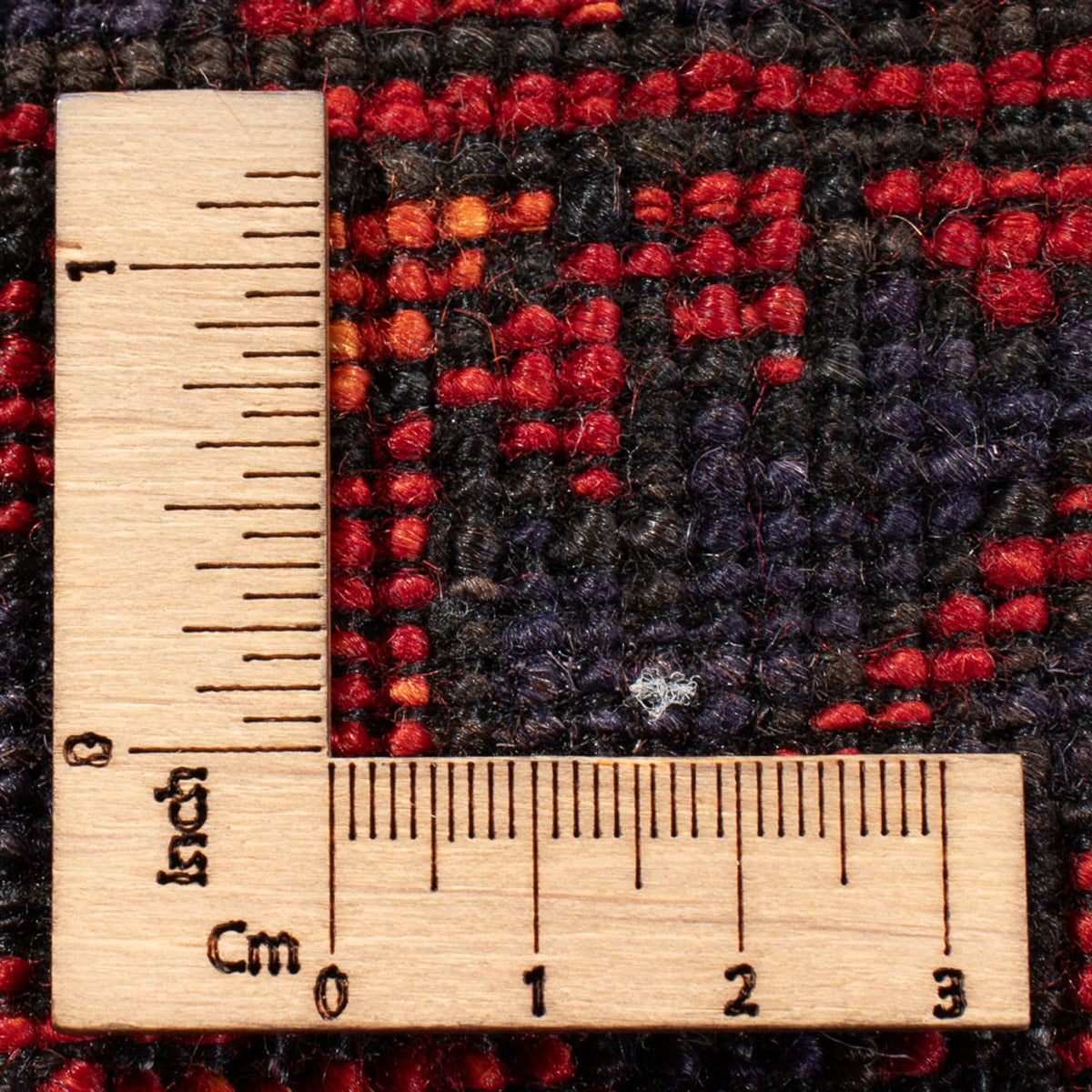 Afghan Teppich - 136 x 82 cm - rot