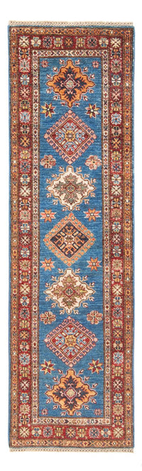 Tapis de couloir Tapis Ziegler - Kazak - 205 x 63 cm - bleu