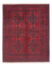 Tappeto afgano - Kunduz - 200 x 152 cm - rosso scuro