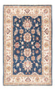 Ziegler Teppich - 124 x 77 cm - blau