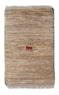 Tapis Gabbeh - Persan - 60 x 40 cm - marron