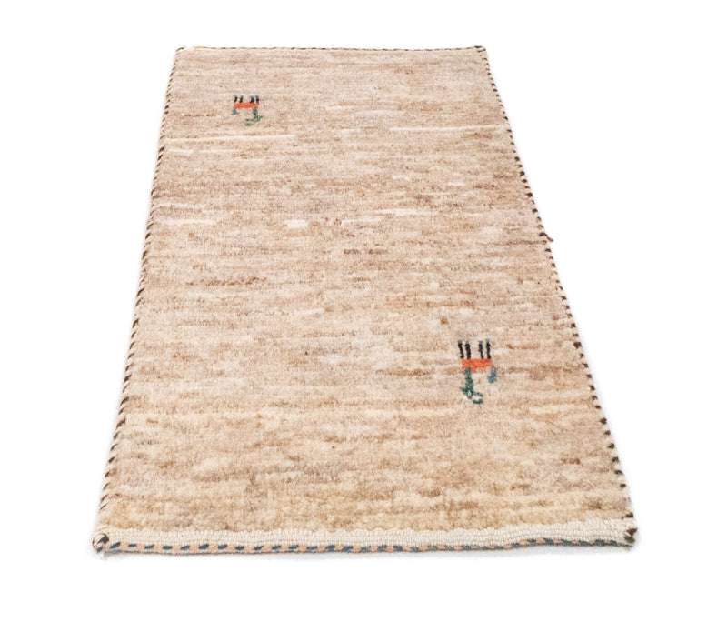 Gabbeh Teppich - Perser 60 x 40 cm - beige
