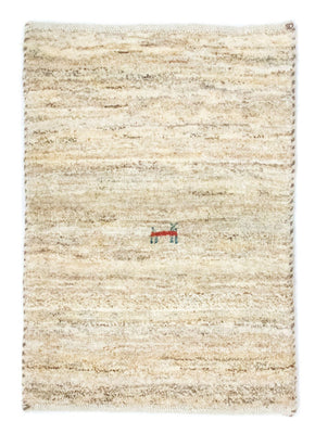 Gabbeh Teppich - Perser 60 x 40 cm - beige