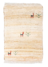 Tapis Gabbeh - Persan - 60 x 40 cm - marron
