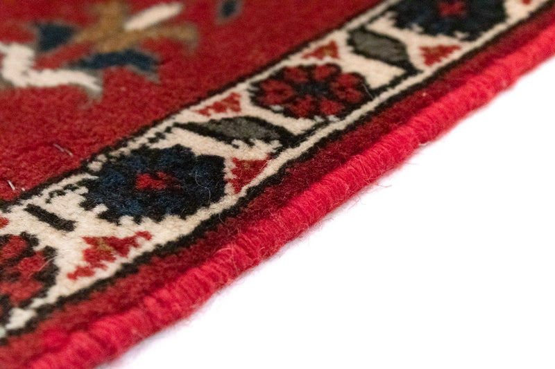 Tapis persan - Nomadic carré  - 54 x 40 cm - rouge