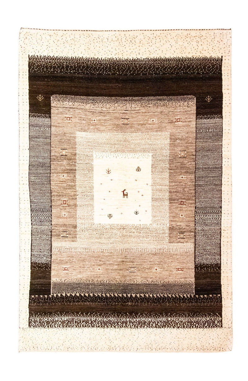 Gabbeh Teppich - Loribaft Perser 248 x 162 cm - beige