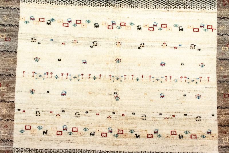 Gabbeh Teppich - Loribaft Perser 260 x 170 cm - beige
