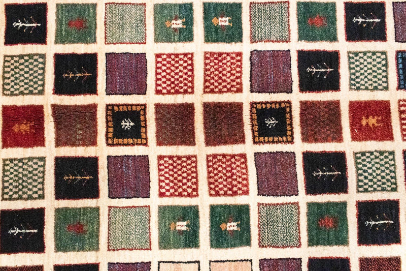 Gabbeh Teppich - Loribaft Perser 247 x 152 cm - mehrfarbig