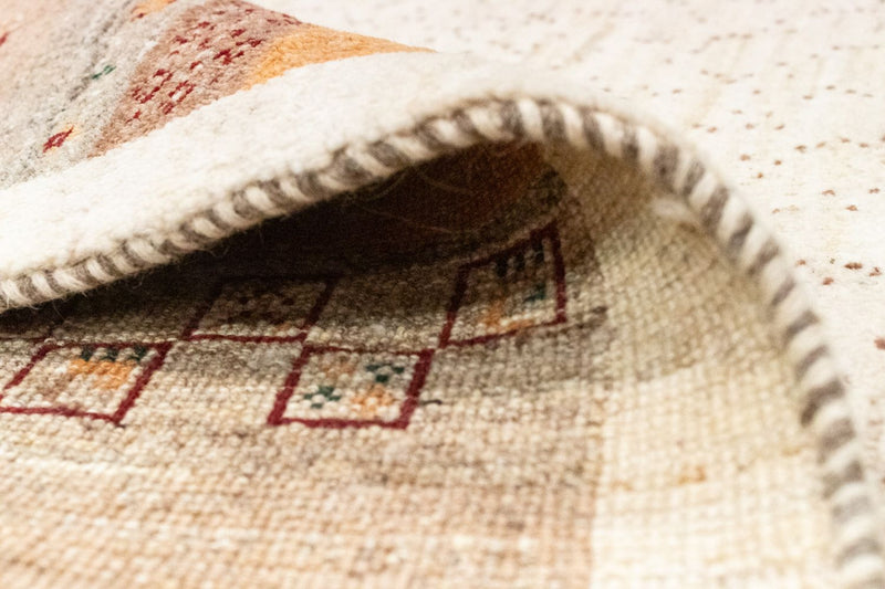 Gabbeh Teppich - Loribaft Perser 237 x 200 cm - beige