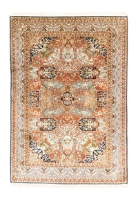 Tapis en soie - Soie du Cachemire - 229 x 152 cm - beige