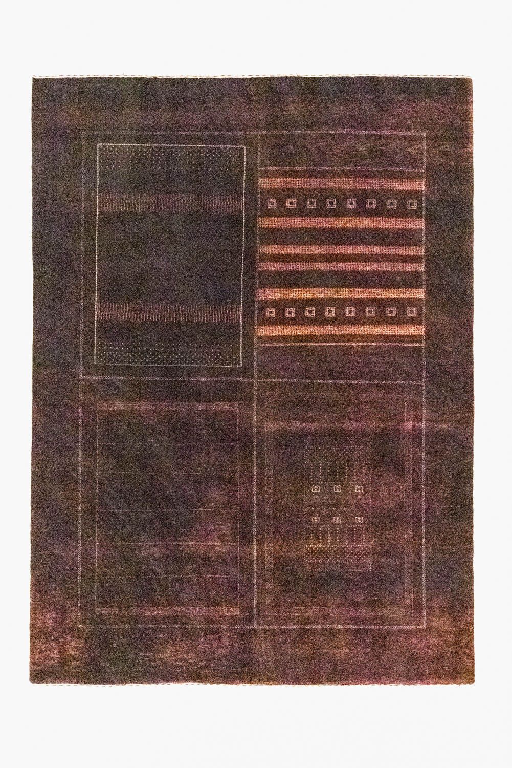 Gabbeh Teppich - Loribaft Indus 237 x 169 cm - mehrfarbig