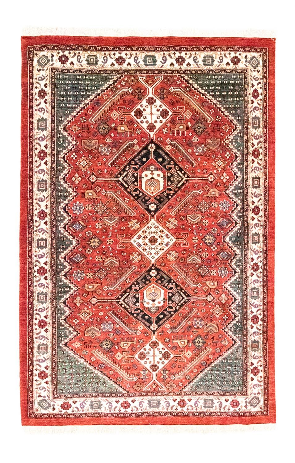 Perserteppich - Nomadic 250 x 160 cm - rot