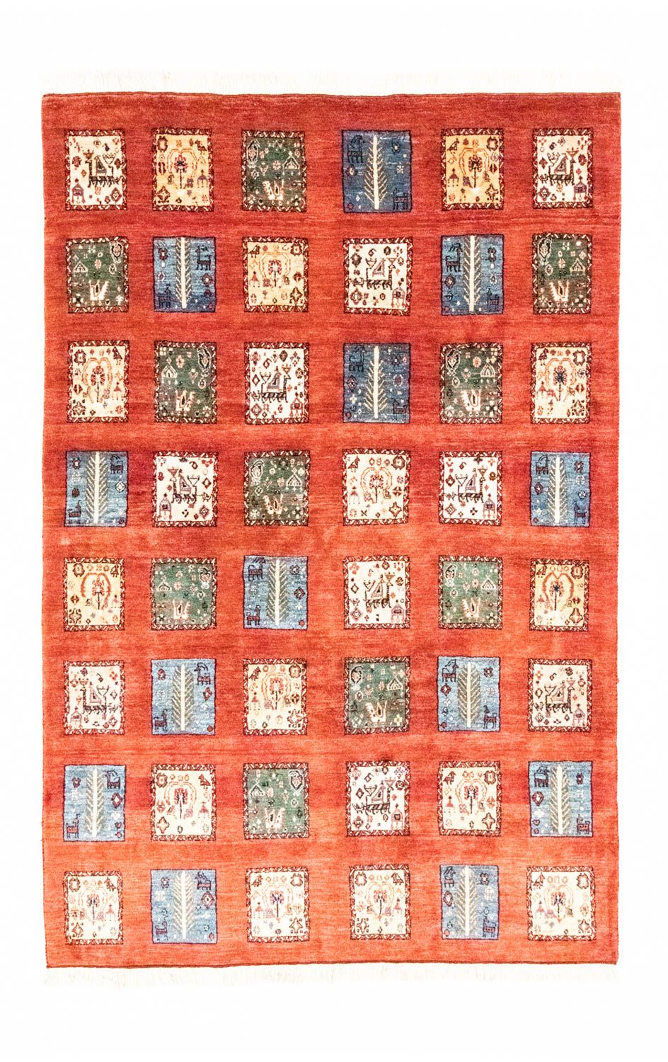 Perserteppich - Nomadic 244 x 158 cm - rot