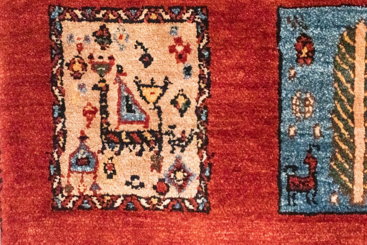 Perserteppich - Nomadic 244 x 158 cm - rot